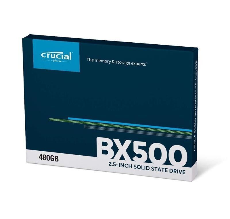 Накопичувач SSD 240GB Crucial BX500 2.5" SATAIII 3D NAND TLC (CT240BX500SSD1)