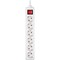 Фото - Фільтр живлення REAL-EL RS-6 Protect M 3м White (EL122300033) | click.ua