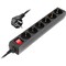 Фото - Фильтр питания REAL-EL RS-6 Protect M 3м Black (EL122300034) | click.ua