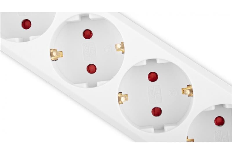 Фильтр питания REAL-EL RS-6 Protect M 5м White (EL122300035)