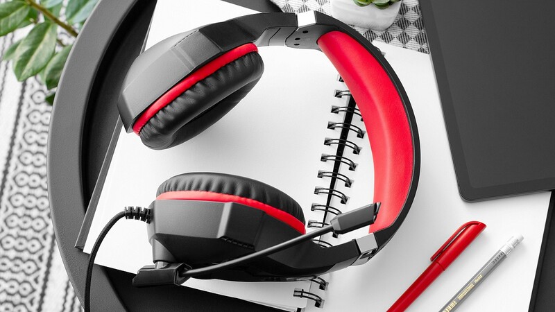 Гарнітура REAL-EL GDX-7575 Black/Red