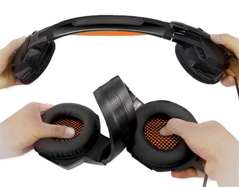 Гарнитура REAL-EL GDX-7700 Black/Orange