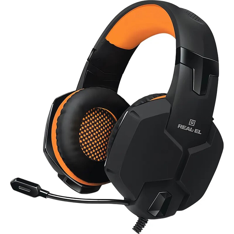 Гарнитура REAL-EL GDX-7700 Black/Orange