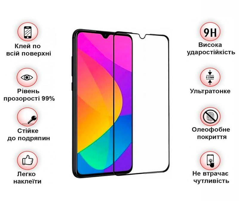 Защитное стекло BeCover для Xiaomi Redmi A1 Black (708152)