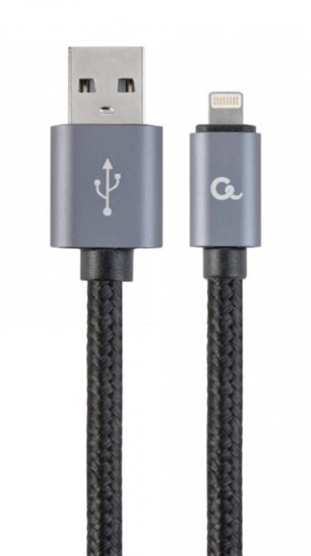 Кабель Cablexpert USB - Lightning (M/M), 1.8 м, черный (CCB-mUSB2B-AMLM-6)