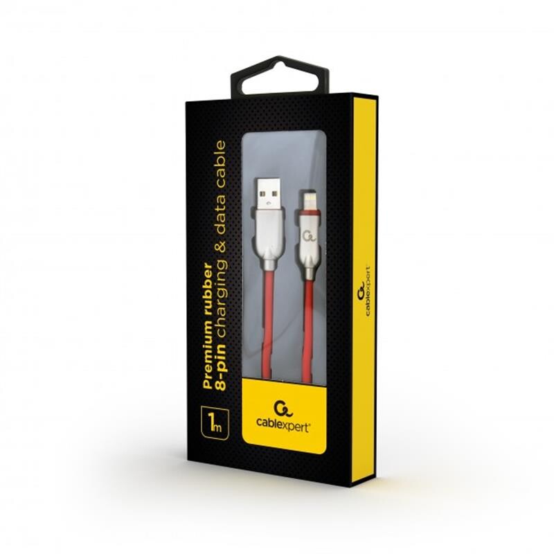Кабель Cablexpert (CC-USB2R-AMLM-1M-R) USB 2.0 A - Lightning, 1м, красный