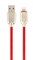 Фото - Кабель Cablexpert (CC-USB2R-AMLM-1M-R) USB 2.0 A - Lightning, 1м, красный | click.ua
