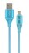Фото - Кабель Cablexpert USB - micro USB (M/M), премиум, 1 м, голубой (CC-USB2B-AMmBM-1M-VW) | click.ua