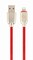 Фото - Кабель Cablexpert USB - Lightning (M/M), премиум, 2 м, красный (CC-USB2R-AMLM-2M-R) | click.ua