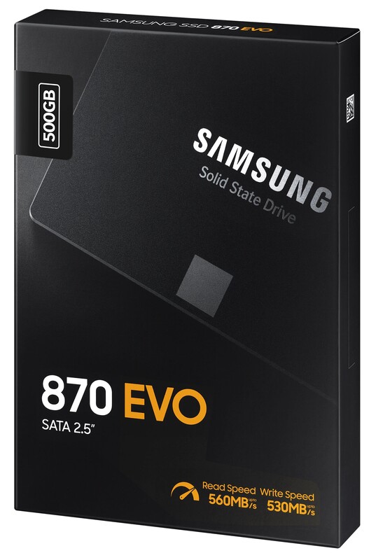 Накопитель SSD  500GB Samsung 870 EVO 2.5" SATAIII MLC (MZ-77E500B/EU)