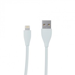Кабель Maxxter USB-Lightning 1м ментолово-серый премиум (UB-L-USB-01MG)