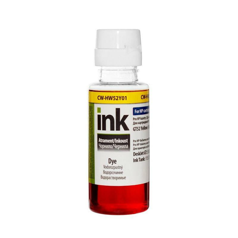 Чернила ColorWay HP Ink Tank 115/315/415 (Yellow) (CW-HW52Y01) 100мл