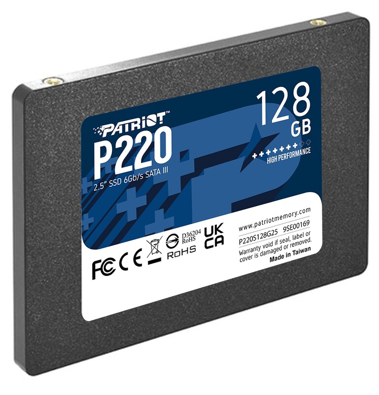 Накопитель SSD  128GB Patriot P220 2.5" SATAIII TLC (P220S128G25)