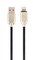 Фото - Кабель Cablexpert USB - Lightning (M/M), премиум, 2 м, черный (CC-USB2R-AMLM-2M) | click.ua