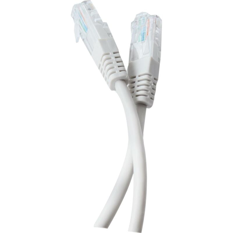 Патч-корд литой Tecro UTP-RJ45-1000, RJ45, Cat.5e, 10m, серый