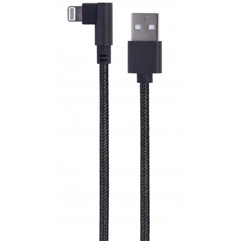 Кабель Cablexpert USB - Lightning (M/M), 0.2 м, черный (CC-USB2-AMLML-0.2M)
