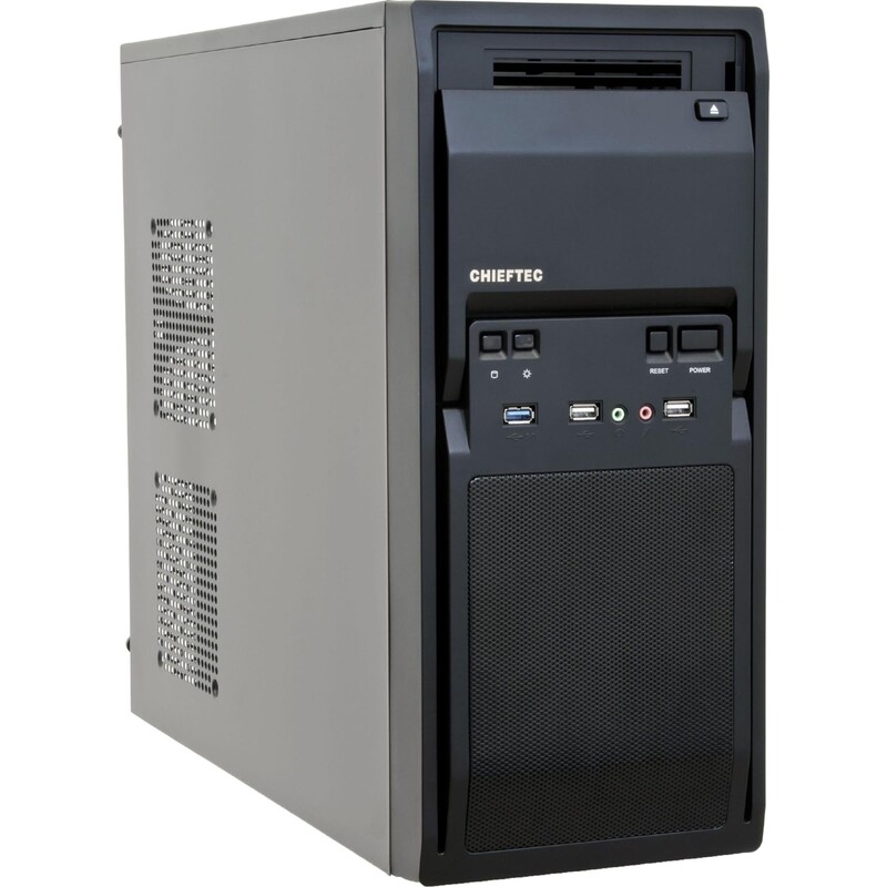 Корпус Chieftec Libra LG-01B-OP, Без БП, 1xUSB3.0, Black
