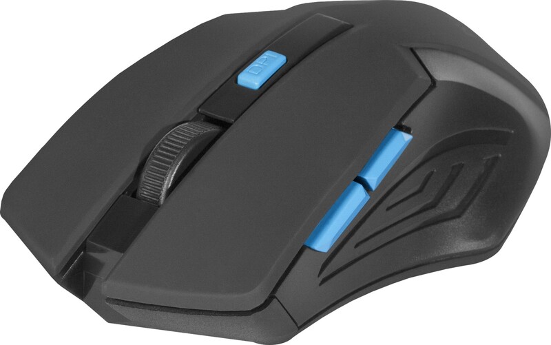Миша бездротова Defender Accura MM-275 (52275) Black/Blue