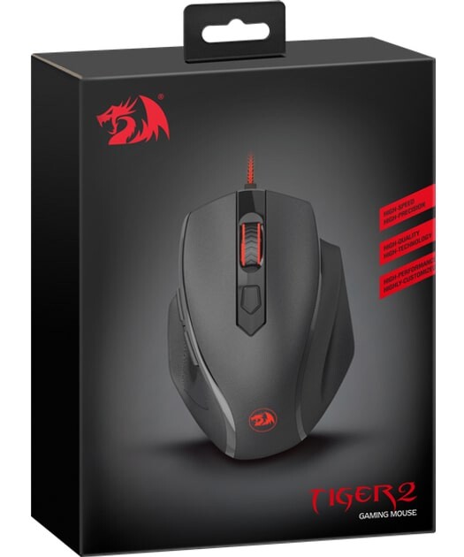 Миша Defender Redragon Tiger 2 Black (77637)