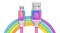 Фото - Кабель REAL-EL Premium Rainbow USB-microUSB 1m (4743304104727) | click.ua