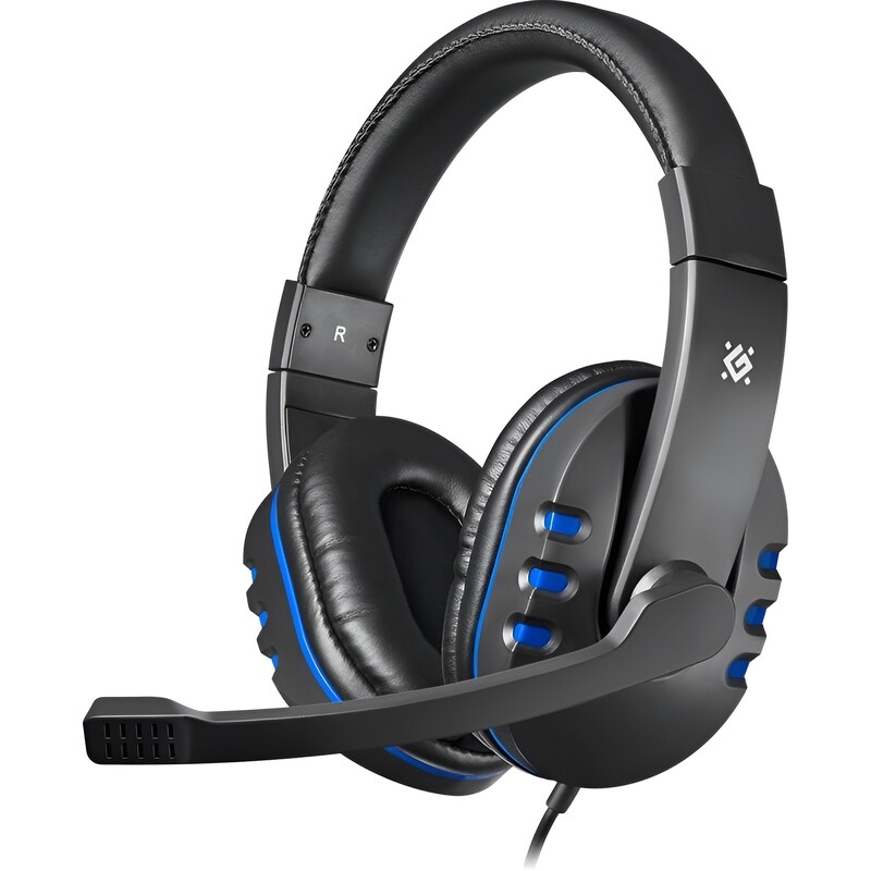 Гарнiтура Defender Warhead G-160 Black/Blue (64118)