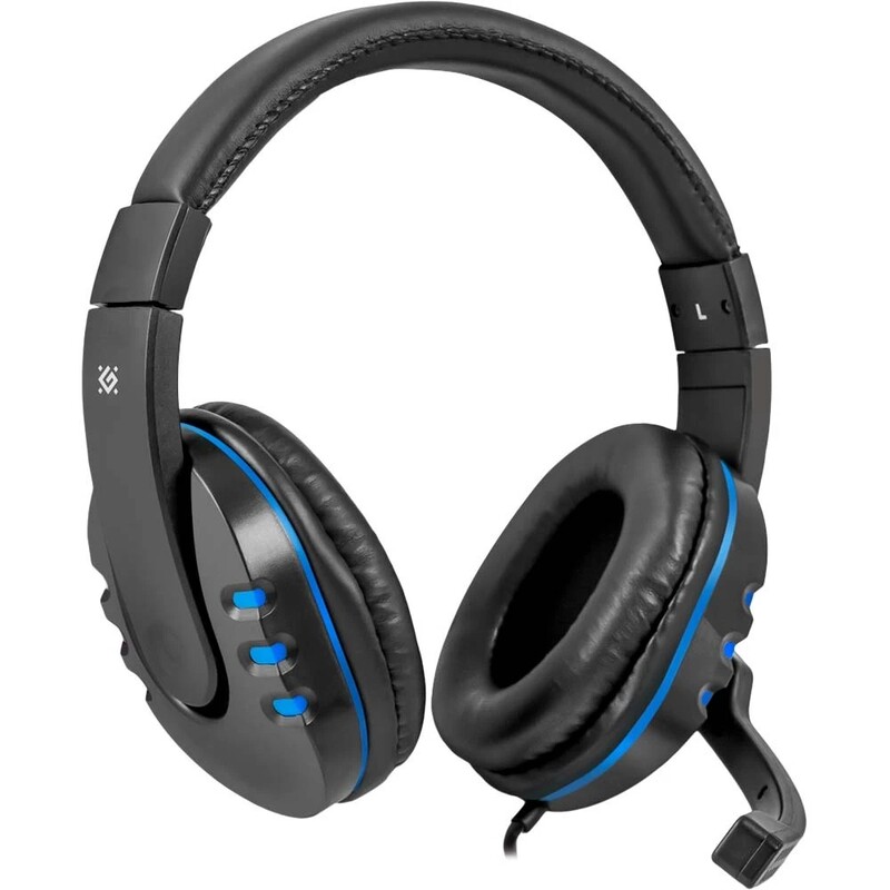 Гарнiтура Defender Warhead G-160 Black/Blue (64118)