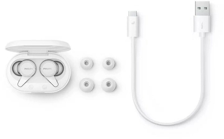 Bluetooth-гарнитура Philips TAT1207WT/00 White