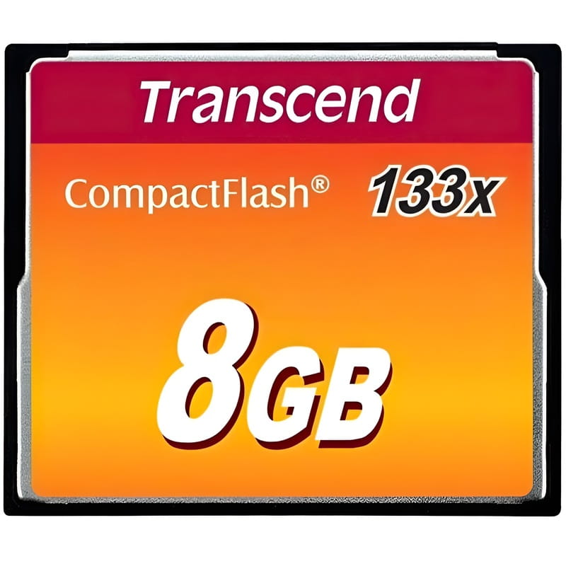 Карта пам`яті CompactFlash 8GB Transcend 133X (TS8GCF133)