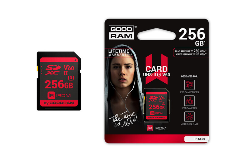 Карта пам`ятi SDXC 256GB UHS-II/U3 Goodram IRDM R280/W95MB/s (IR-S6B0-2560R11)