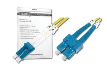Патч-корд оптичний Digitus (DK-2932-02) LC/UPC-SC/UPC, 9/125, OS2, duplex, 2 м