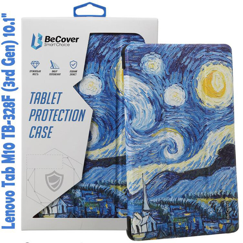 Чохол-книжка BeCover Smart для Lenovo Tab M10 TB-328F (3rd Gen) 10.1" Night (708295)