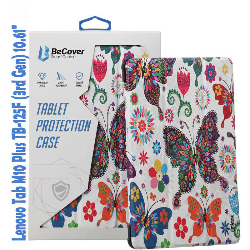 Чохол-книжка BeCover Smart для Lenovo Tab M10 Plus TB-125F (3rd Gen)/K10 Pro TB-226 10.61" Butterfly (708311)