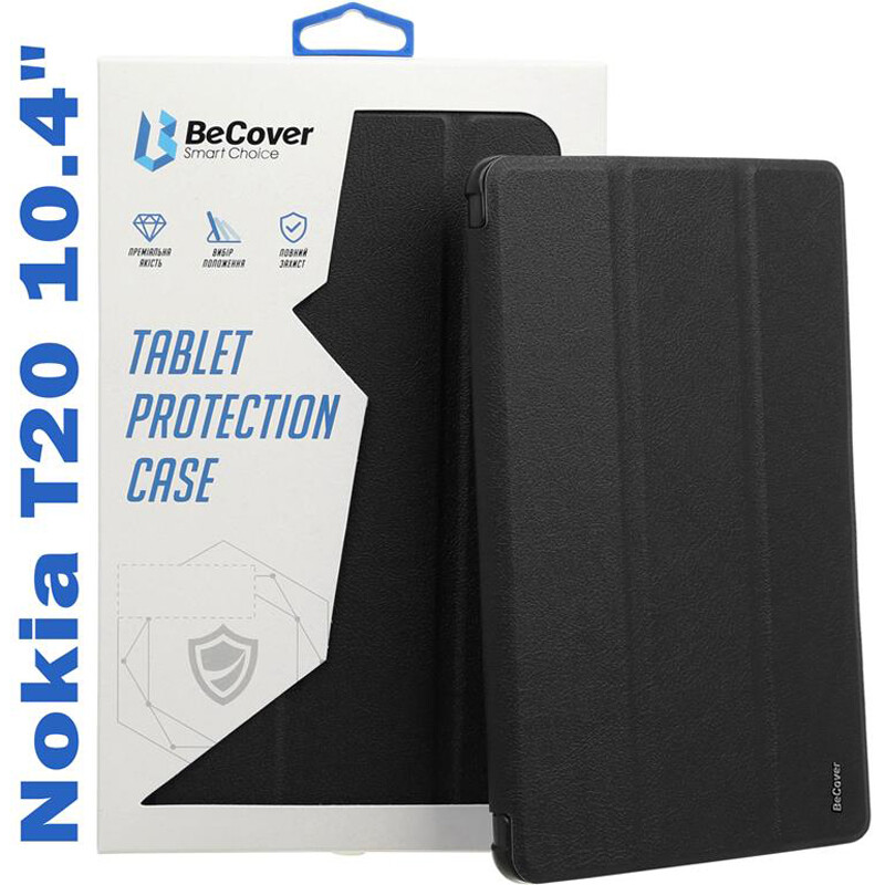 Чохол-книжка BeCover Smart для Nokia T20 10.4" Black (708041)