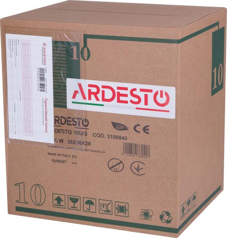 Водонагрівач Ardesto EWH-10UMWMI (3100840)