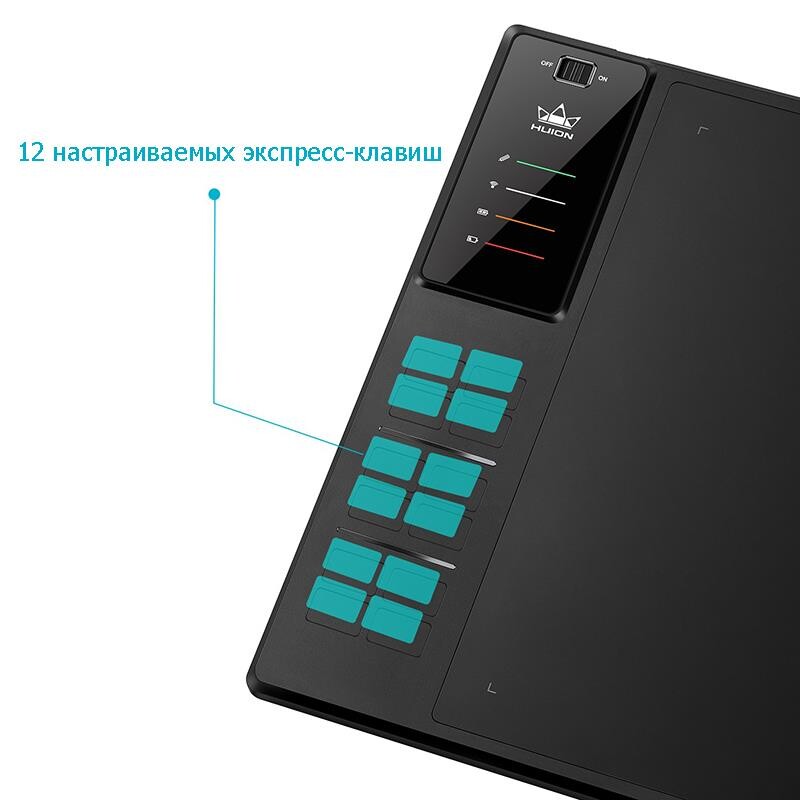 Графический планшет Huion Giano WH1409 V2 + перчатка