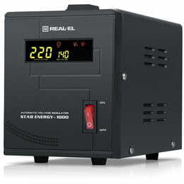 Стабілізатор REAL-EL Stab Energy-1000 Black