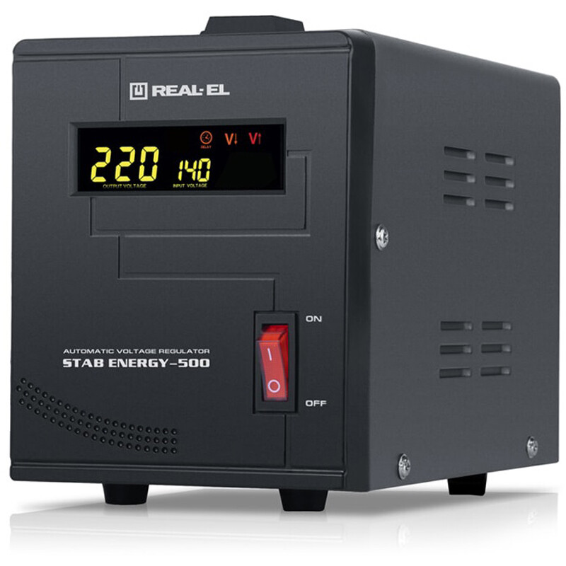 Стабілізатор REAL-EL Stab Energy-500 Black
