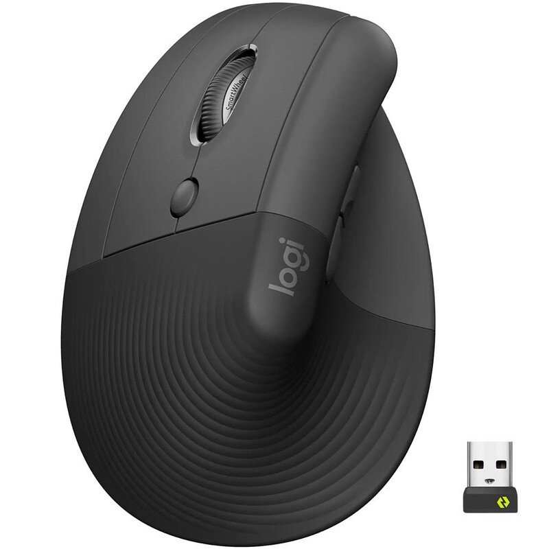 Миша бездротова Logitech Lift Vertical Ergonomic Graphite (910-006474)