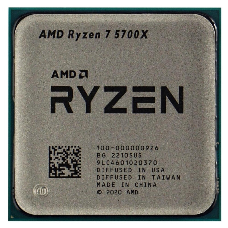 Процесор AMD Ryzen 7 5700X (3.4GHz 32MB 65W AM4) Tray (100-000000926)