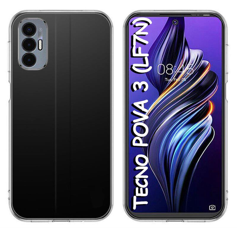 Чохол-накладка BeCover для Tecno Pova 3 (LF7n) Transparancy (708660)