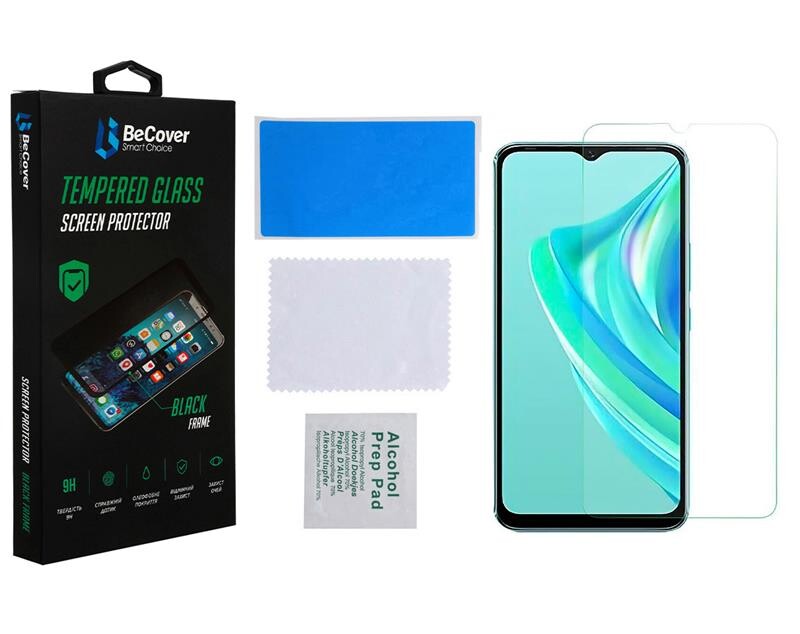 Защитное стекло BeCover для Infinix Hot 20i (X665E) Crystal Clear Glass 3D (708543)