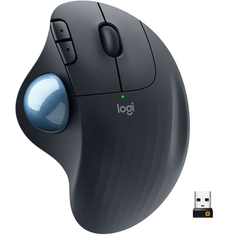 Мышь беспроводная Logitech Ergo M575 Mouse Graphite (910-006221)