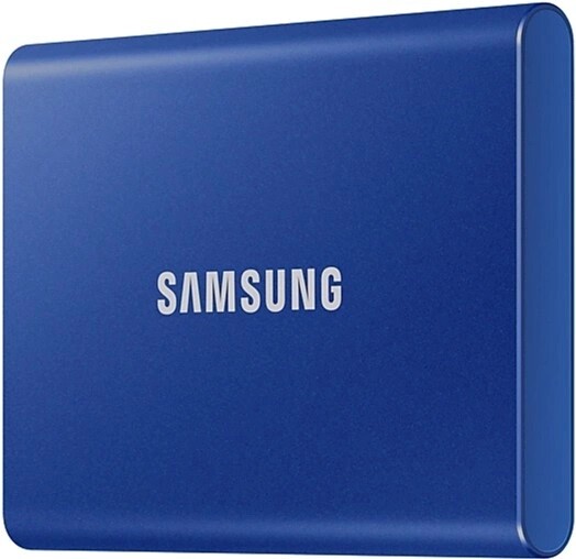 Накопитель внешний SSD 1TB Samsung T7 Indigo Blue (MU-PC1T0H/WW)