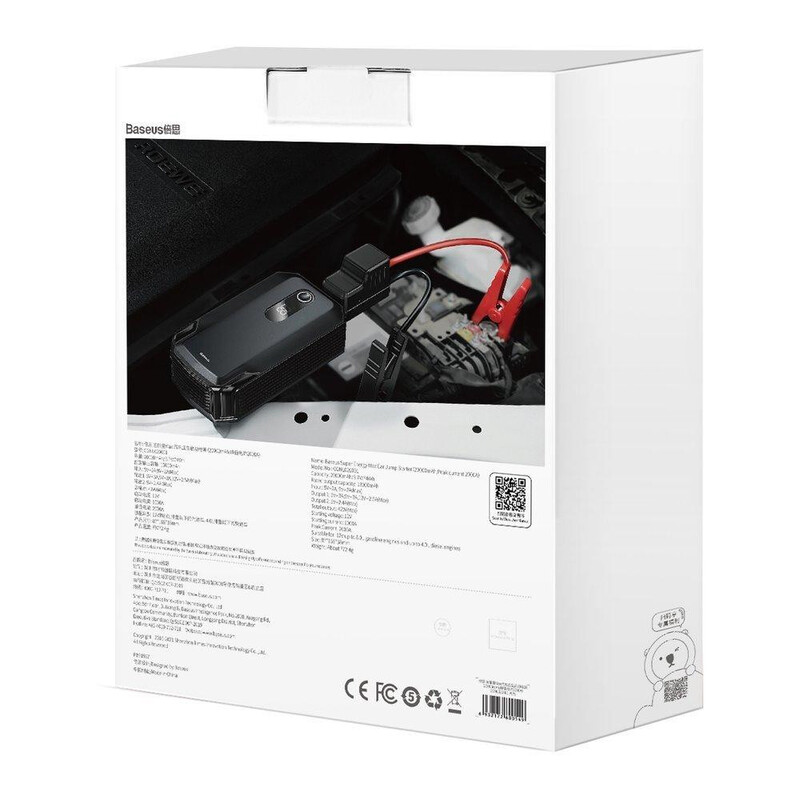 Пусковое устройство Baseus Super Energy Max Car Jump Starter 20000 mAh Black (CGNL020001)