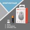 Фото - Мышь беспроводная 2E MF280 Silent Gray (2E-MF280WGR) | click.ua