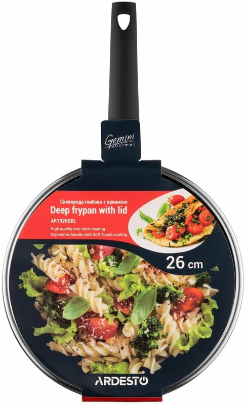 Сковорода с крышкой Ardesto Gemini Gourmet Viareggio 26 см (AR1926GDL)