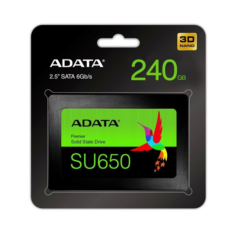 Накопичувач SSD  256GB A-Data Ultimate SU650 2.5" SATAIII 3D TLC (ASU650SS-256GT-R)