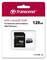 Фото - Карта пам`ятi MicroSDXC 128GB UHS-I/U1 Class 10 Transcend 350V + SD-адаптер (TS128GUSD350V) | click.ua