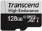 Фото - Карта пам`ятi MicroSDXC 128GB UHS-I/U1 Class 10 Transcend 350V + SD-адаптер (TS128GUSD350V) | click.ua