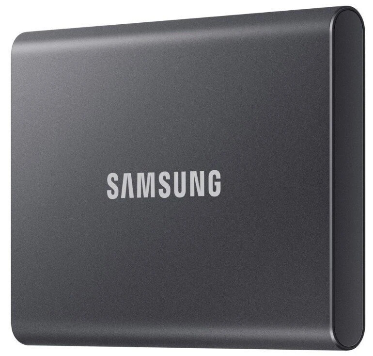 Накопитель внешний SSD 2TB Samsung T7 Titan Gray (MU-PC2T0T/WW)